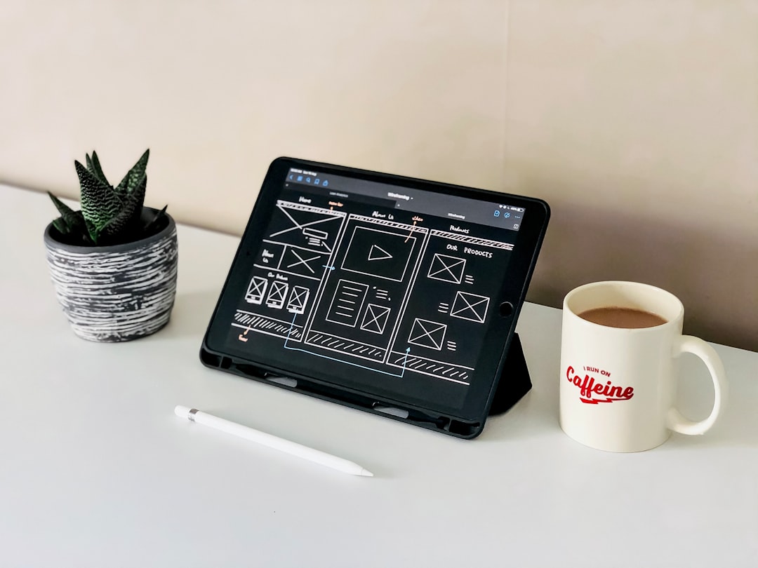 digital UX wireframe